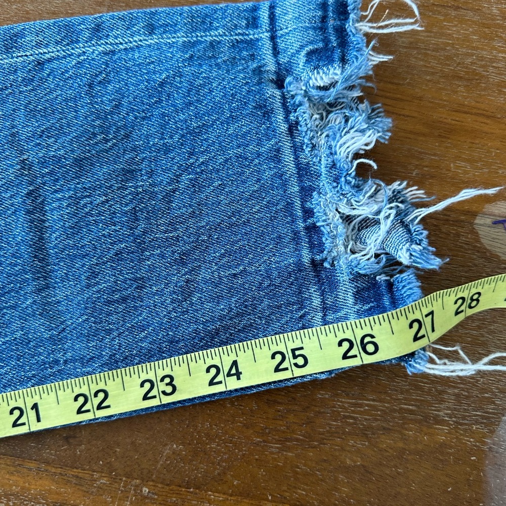 Madewell The High Rise Slim Boy Jean stretchy denim size 26 - Picture 6 of 10
